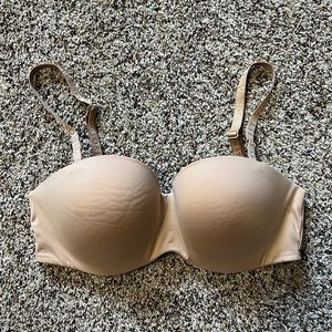 Beige Victoria’s Secret Strapless Bra